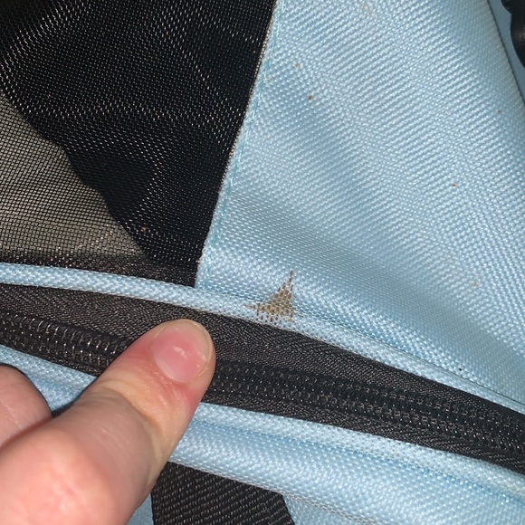 PIB (pet in a bag) blue/black pet carrier bag - Picture 6 of 7